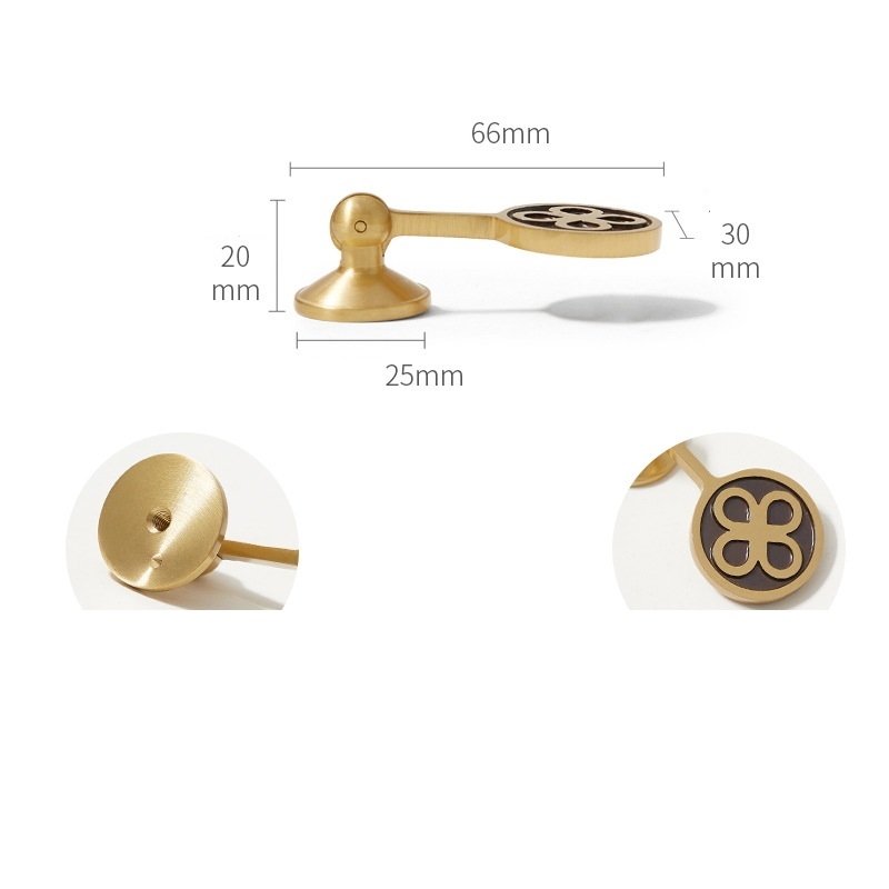 Tay nắm tủ đồng họa tiết cỏ bốn lá vintage PALO2079 12 Tay nắm tủ đồng họa tiết cỏ bốn lá vintage PALO2079 18