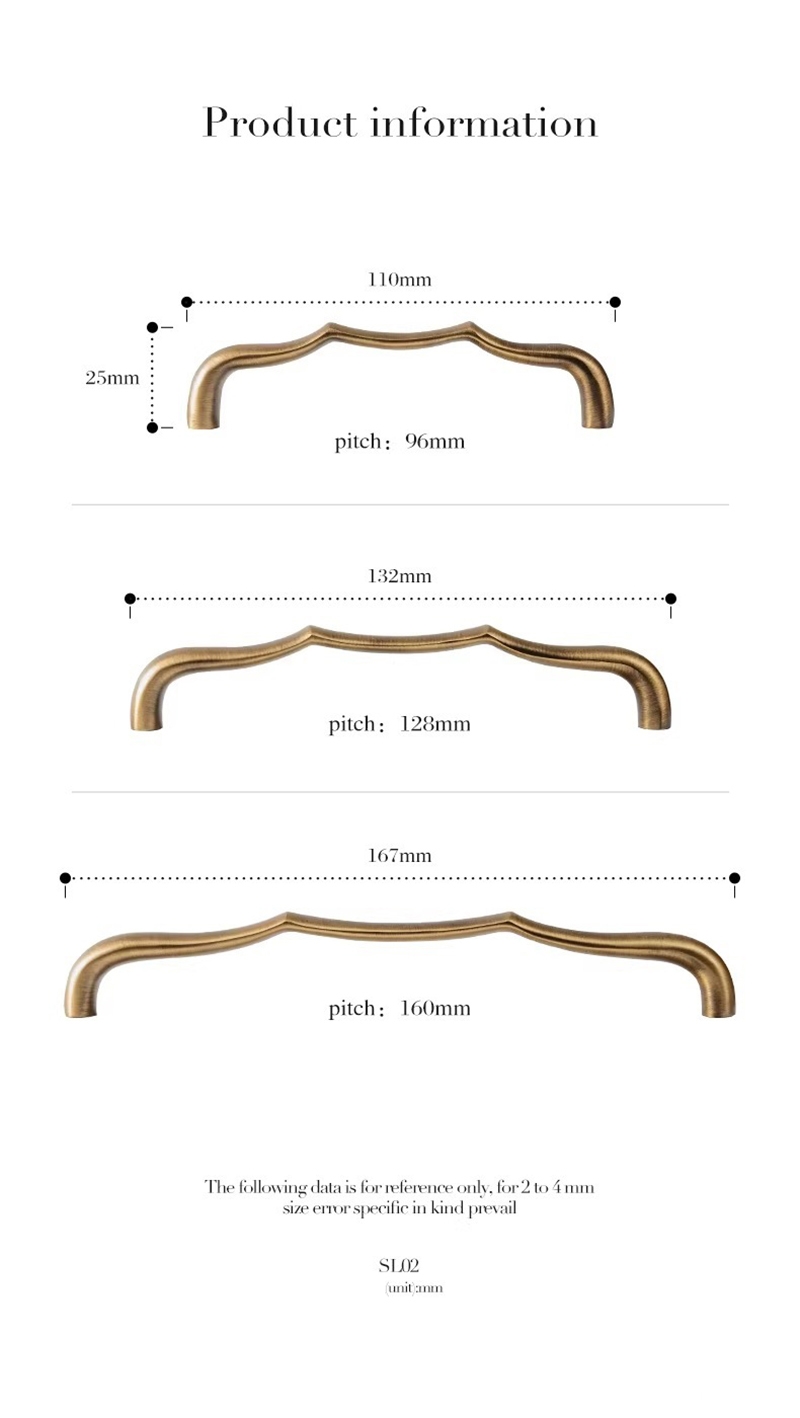Tay nắm tủ đồng kiểu dáng uốn cong cao cấp LT777 16 Tay nắm tủ đồng kiểu dáng uốn cong cao cấp LT777 20