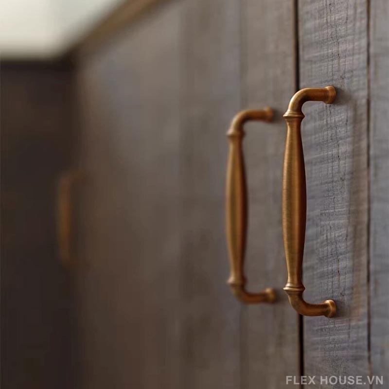 Tay nắm tủ đồng thau Vintage cao cấp DOR991 3 Tay nắm tủ đồng thau Vintage cao cấp DOR991 8