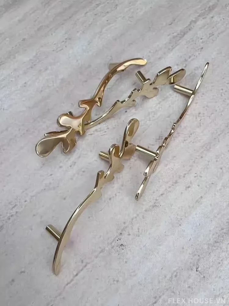 Tay nắm tủ đồng thau lá cây nghệ thuật ZPK2321 10 Tay nắm tủ đồng thau lá cây nghệ thuật ZPK2321 14
