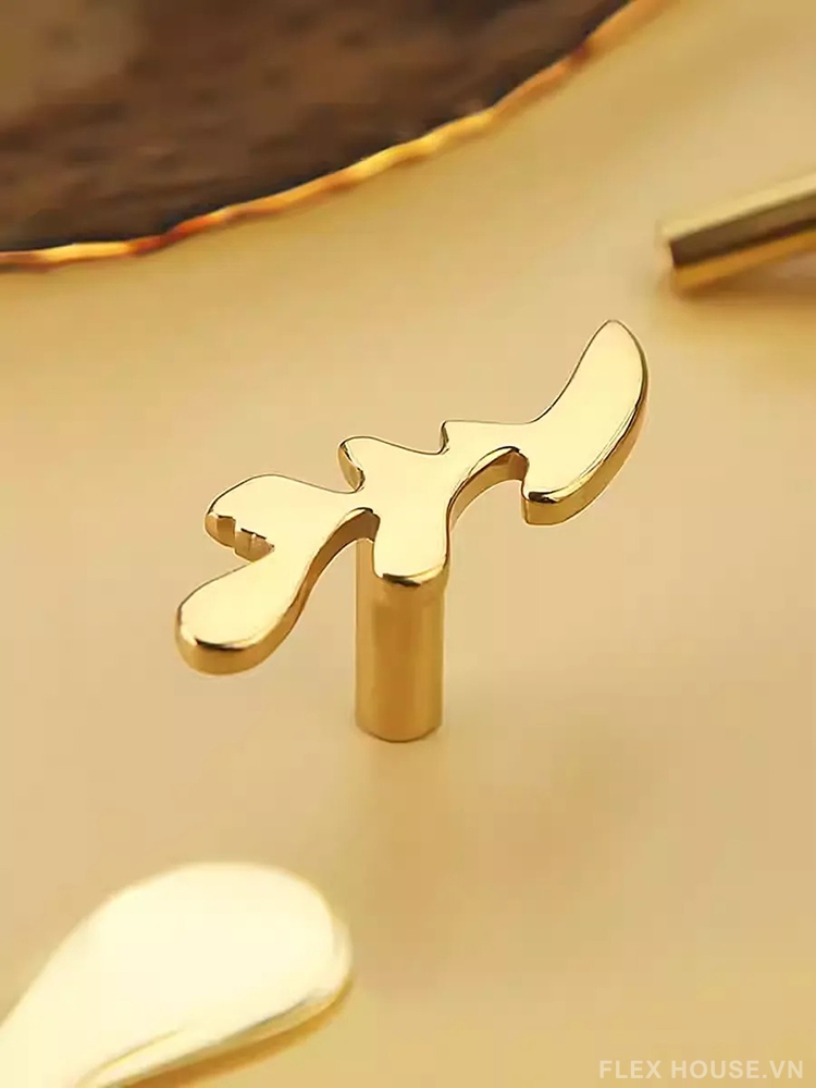 Tay nắm tủ đồng thau lá cây nghệ thuật ZPK2321 5 Tay nắm tủ đồng thau lá cây nghệ thuật ZPK2321 9