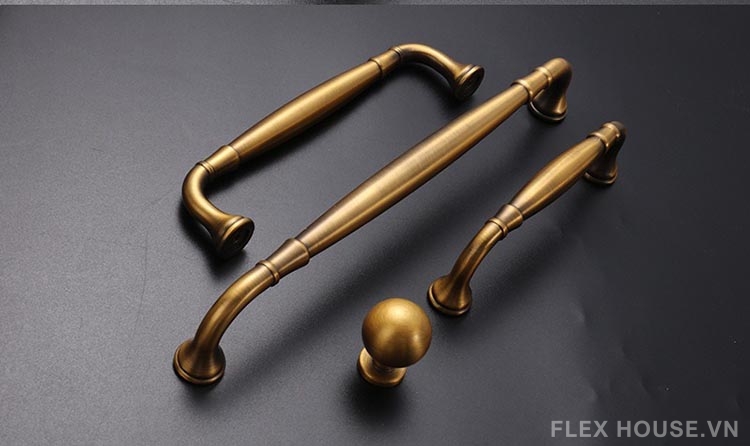Tay nắm tủ hợp kim kẽm cổ điển F6308 1 Tay nắm tủ hợp kim kẽm cổ điển F6308 5