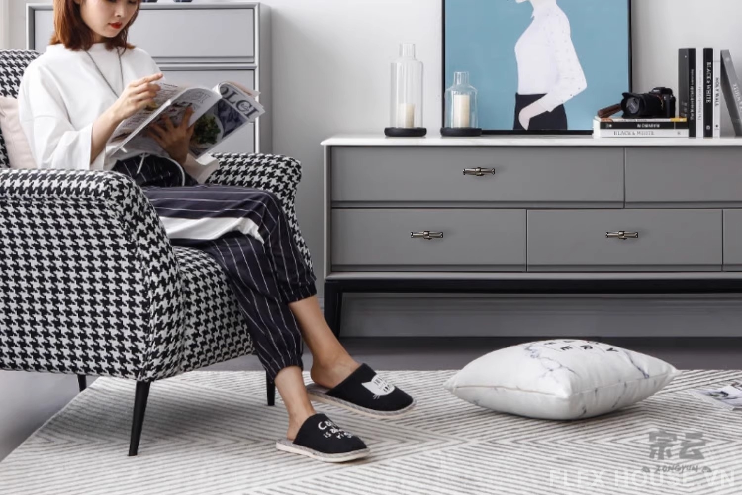 Tay nắm tủ hợp kim kẽm hiện đại cao cấp JM948DGR 2 Tay nắm tủ hợp kim kẽm hiện đại cao cấp JM948DGR 5