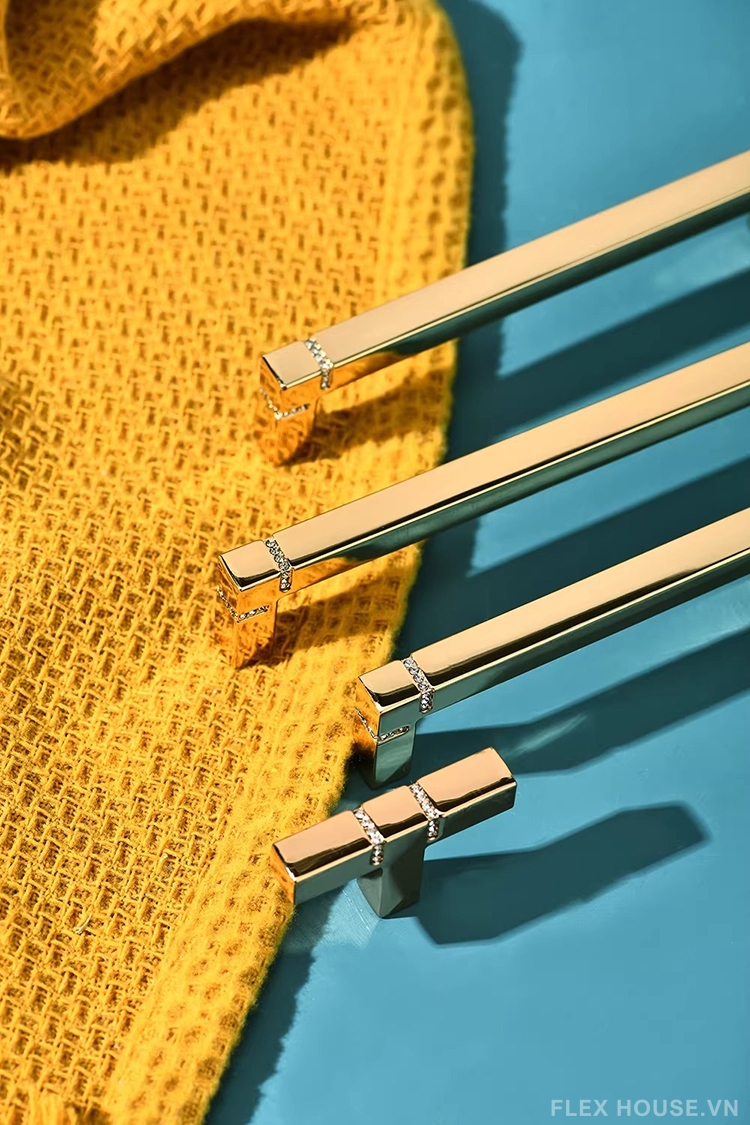 Tay nắm tủ hợp kim khảm đá hiện đại JM7657 3 Tay nắm tủ hợp kim khảm đá hiện đại JM7657 7
