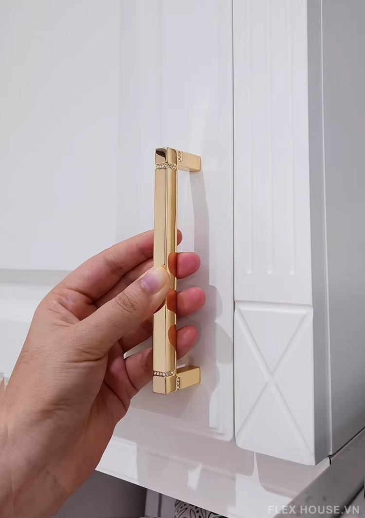 Tay nắm tủ hợp kim khảm đá hiện đại JM7657 6 Tay nắm tủ hợp kim khảm đá hiện đại JM7657 10