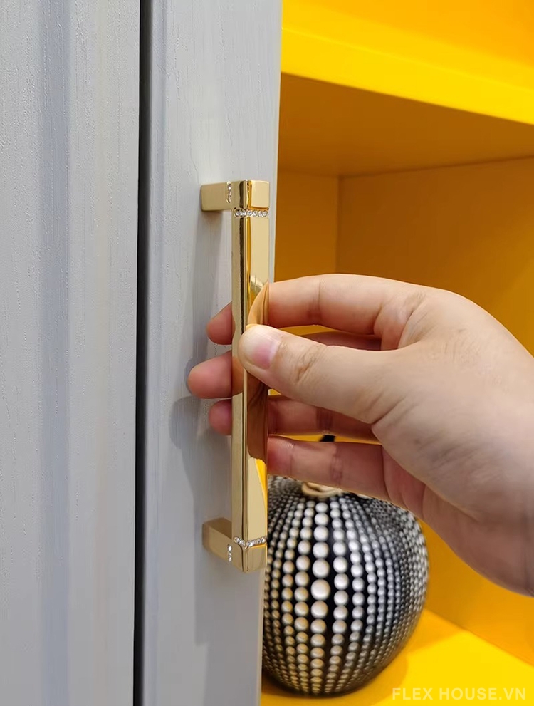 Tay nắm tủ hợp kim khảm đá hiện đại JM7657 8 Tay nắm tủ hợp kim khảm đá hiện đại JM7657 12