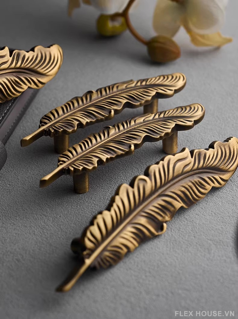 Tay nắm tủ lông vũ Vintage bằng đồng LT8805 3 Tay nắm tủ lông vũ Vintage bằng đồng LT8805 8