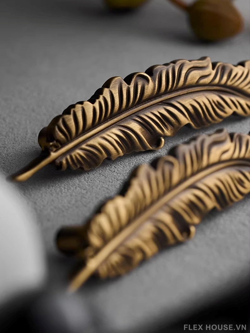 Tay nắm tủ lông vũ Vintage bằng đồng LT8805 2 Tay nắm tủ lông vũ Vintage bằng đồng LT8805 7