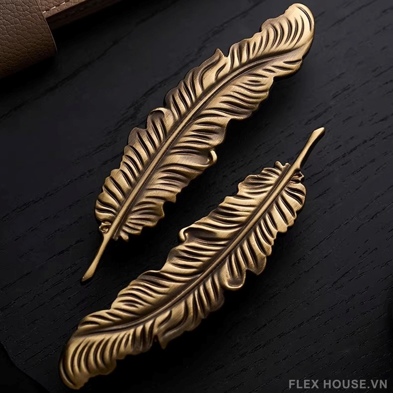 Tay nắm tủ lông vũ Vintage bằng đồng LT8805 1 Tay nắm tủ lông vũ Vintage bằng đồng LT8805 6