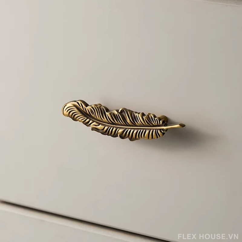 Tay nắm tủ lông vũ Vintage bằng đồng LT8805 5 Tay nắm tủ lông vũ Vintage bằng đồng LT8805 10