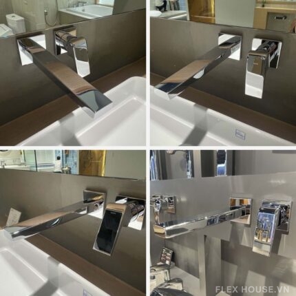 Vòi chậu dáng dài gắn tường nóng lạnh TOTO TLG10308BB