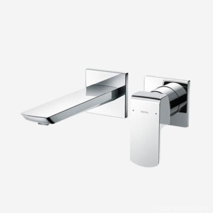 Vòi lavabo gật gù nóng lạnh gắn tường 2 lỗ TOTO TLG02310BB