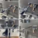 Vòi rửa mặt gật gù 2 lỗ gắn tường nóng lạnh TOTO TLG09308BB