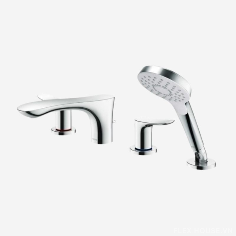 Vòi xả bồn tắm nóng lạnh kèm tay sen TOTO TBG01202BB 1 Vòi xả bồn tắm nóng lạnh kèm tay sen TOTO TBG01202BB 2