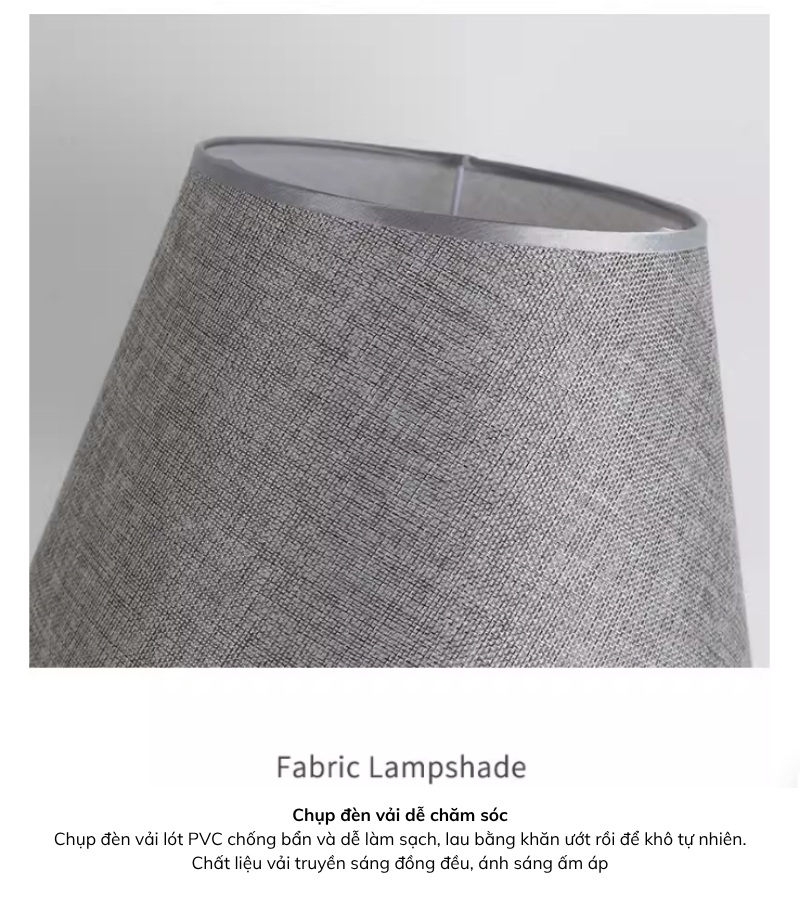 Đèn bàn bằng gỗ và sắt nghệ thuật chao vải Nordic SRL8541 3 Đèn bàn bằng gỗ và sắt nghệ thuật chao vải Nordic SRL8541