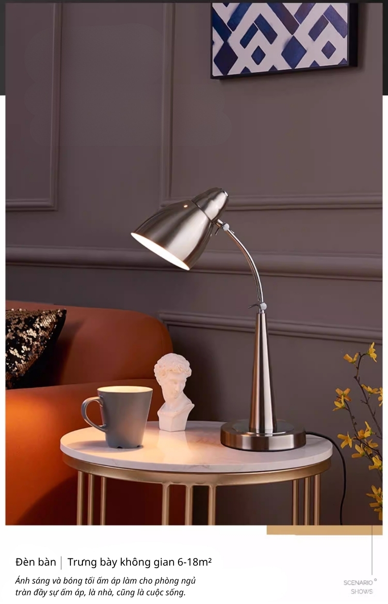 Đèn bàn học và làm việc bằng thép kiểu Mỹ SRL2985 3 Đèn bàn học và làm việc bằng thép kiểu Mỹ SRL2985