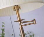 Đèn cây thân sắt sơn nướng chao vải style Nordic YS9990