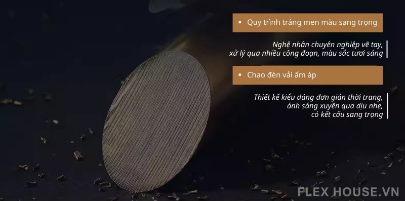 Đèn gốm vẽ men màu và chân đế đồng cổ điển SRL6359 5 Đèn gốm vẽ men màu và chân đế đồng cổ điển SRL6359