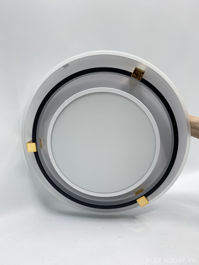 Đèn ốp trần tròn bằng mica ánh sáng 3 màu OT181T 3 Đèn ốp trần tròn bằng mica ánh sáng 3 màu OT181T