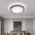 Đèn ốp trần tròn bằng mica ánh sáng 3 màu OT181T