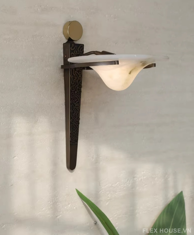 Đèn tường bằng đá cẩm thạch phong cách Pháp cổ PY4005 11 Đèn tường bằng đá cẩm thạch phong cách Pháp cổ PY4005