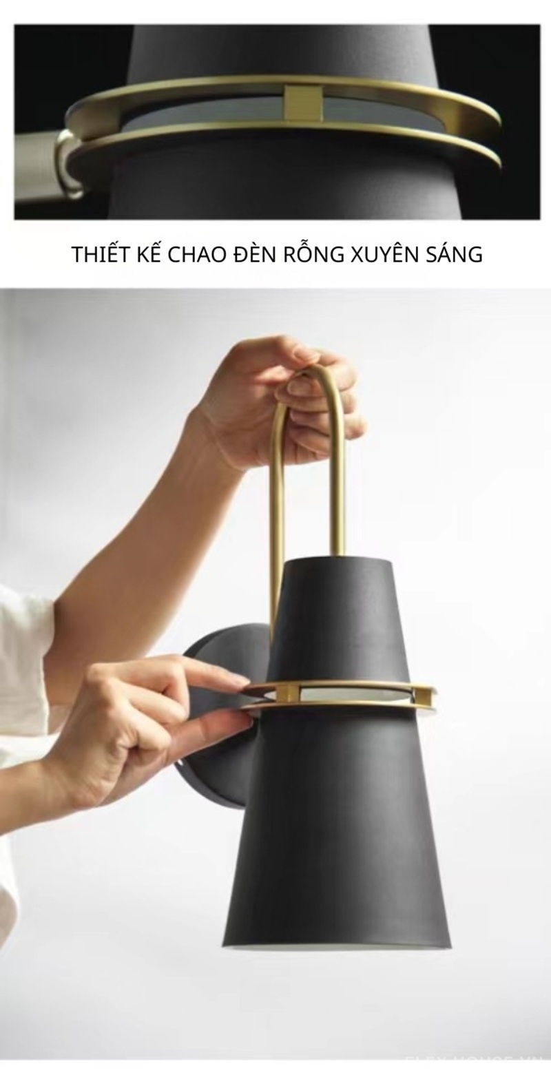 Đèn tường bằng thép cao cấp Modern Minimalist XYO6558 3 Đèn tường bằng thép cao cấp Modern Minimalist XYO6558