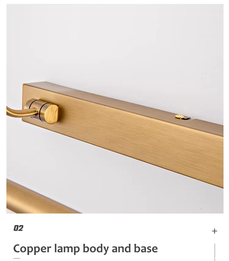 Đèn tường bằng thép rọi gương phòng tắm makeup BG2397 6 Đèn tường bằng thép rọi gương phòng tắm makeup BG2397