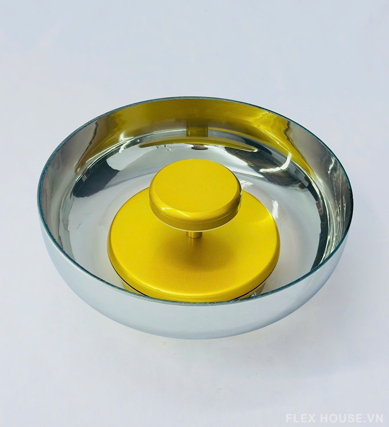 Đèn tường chao kính nghệ thuật thân sơn tĩnh điện VK50 6 Đèn tường chao kính nghệ thuật thân sơn tĩnh điện VK50