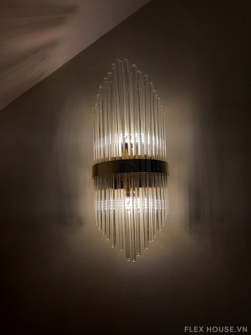 Đèn tường pha lê tinh xảo Château Crystal VPL01 7 Đèn tường pha lê tinh xảo Château Crystal VPL01