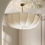 Đèn vải thả trần phòng ngủ kiểu Nhật Bản cổ điển ZCJ0484