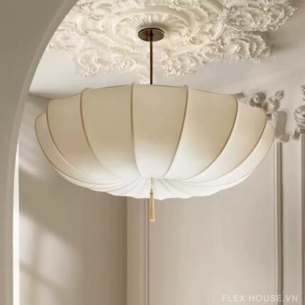 Đèn vải thả trần phòng ngủ kiểu Nhật Bản cổ điển ZCJ0484