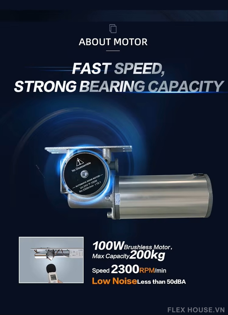 Phụ kiện cửa lùa điện hệ ray 3 lớp Shopping mall DTSC3000 10 Phụ kiện cửa lùa điện hệ ray 3 lớp Shopping mall DTSC3000