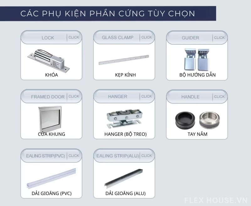Phụ kiện cửa lùa điện hệ ray 3 lớp Shopping mall DTSC3000 6 Phụ kiện cửa lùa điện hệ ray 3 lớp Shopping mall DTSC3000