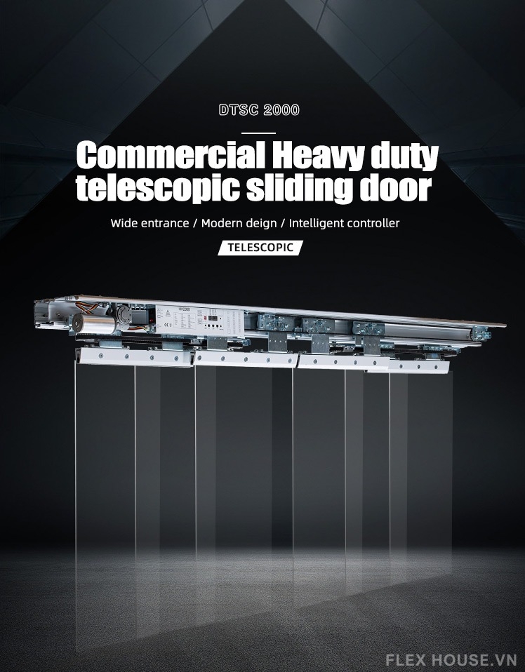 Phụ kiện cửa trượt Telescopic điều khiển từ xa DTSC2000 1 Phụ kiện cửa trượt Telescopic điều khiển từ xa DTSC2000