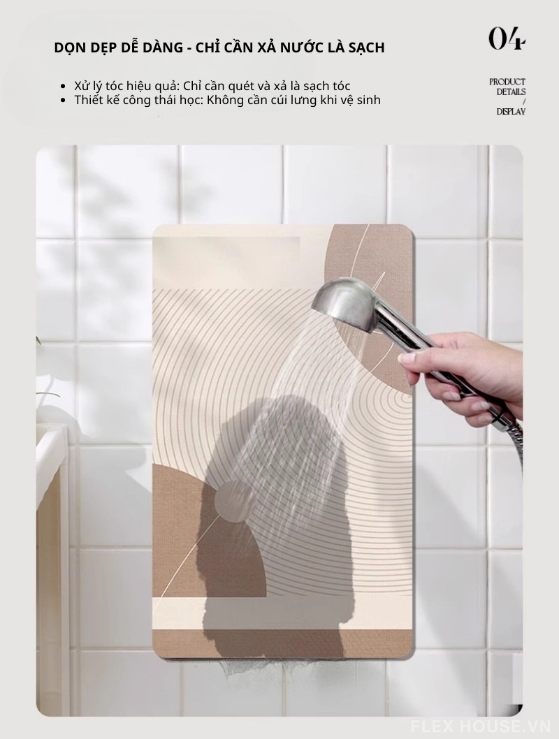 Thảm bếp đế cao su chống trượt họa tiết mèo QZ2157 4 Thảm bếp đế cao su chống trượt họa tiết mèo QZ2157