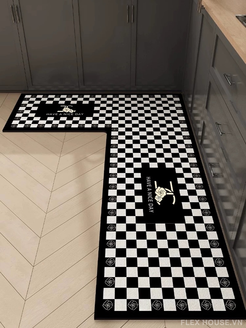 Thảm bếp da Nappa chống nước và đế chống trượt HY9863 4 Thảm bếp da Nappa chống nước và đế chống trượt HY9863.R