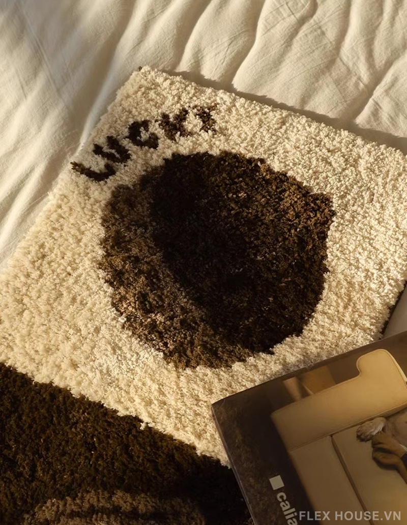 Thảm Cashmere hình hạt dẻ đậu phộng và quả óc chó QZ1256 4 Thảm Cashmere hình hạt dẻ đậu phộng và quả óc chó QZ1256