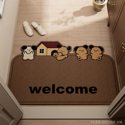 Thảm chào mừng lót cửa ra vào bằng sợi tổng hợp YY9080.02