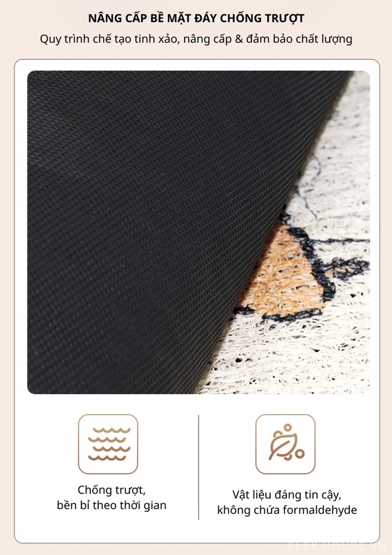 Thảm chào mừng lót cửa ra vào bằng sợi tổng hợp YY9080 6 Thảm chào mừng lót cửa ra vào bằng sợi tổng hợp YY9080