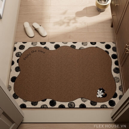 Thảm chùi chân chống trượt sợi PVC rối gạt bùn YY9081.02