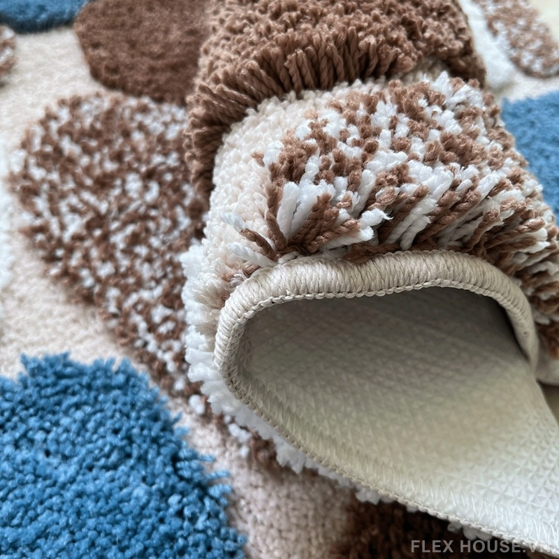 Thảm chùi chân dệt máy phủ nhung 3D họa tiết đá JT0060 6 Thảm chùi chân dệt máy phủ nhung 3D họa tiết đá JT0060