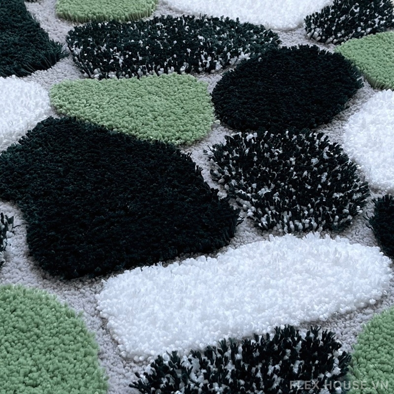 Thảm chùi chân dệt máy phủ nhung 3D họa tiết đá JT0060 10 Thảm chùi chân dệt máy phủ nhung 3D họa tiết đá JT0060