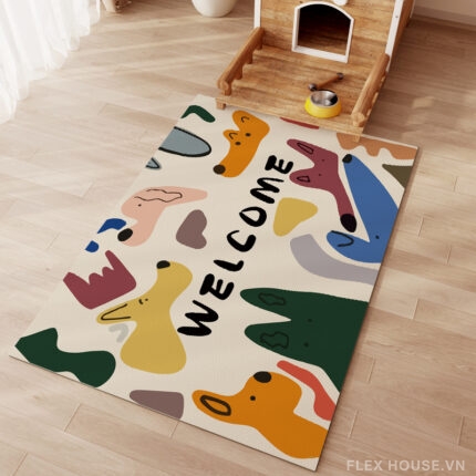 Thảm chùi chân lót sàn cho thú cưng Doodle Art SH6626.02