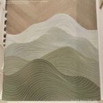 Thảm cửa ra vào hình dãy núi bằng PVC dệt vòng YY1526.01