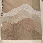 Thảm cửa ra vào hình dãy núi bằng PVC dệt vòng YY1526.02