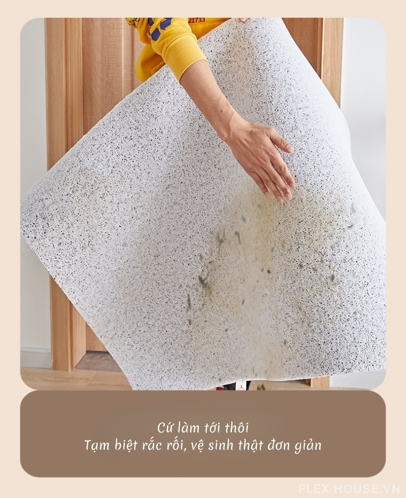 Thảm ban công phong cách Zen màu cát thiền tĩnh YY1529 3 Thảm ban công phong cách Zen màu cát thiền tĩnh YY1529