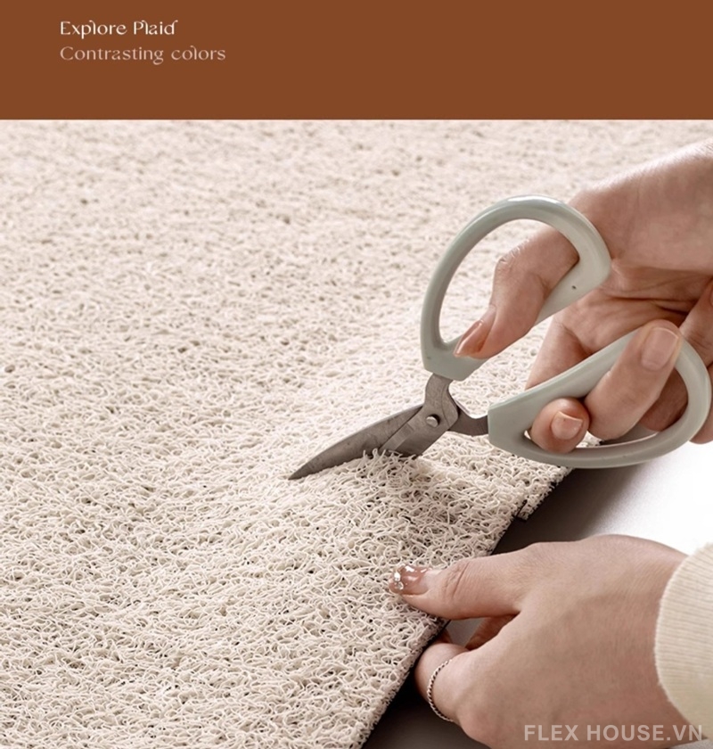 Thảm cửa ra vào phong cách Pháp họa tiết Plaid SH0280 4 Thảm cửa ra vào phong cách Pháp họa tiết Plaid SH0280