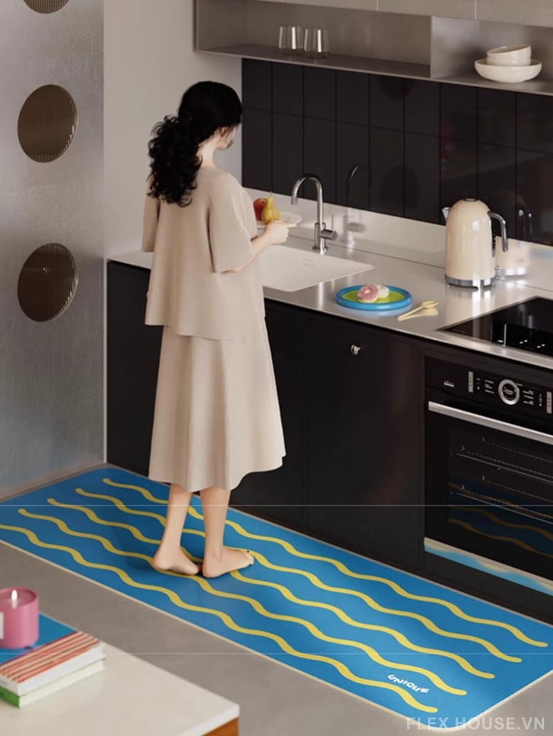 Thảm da nhân tạo chống nước Blues Dopamine CR0578 1 Thảm da nhân tạo chống nước Blues Dopamine CR0578