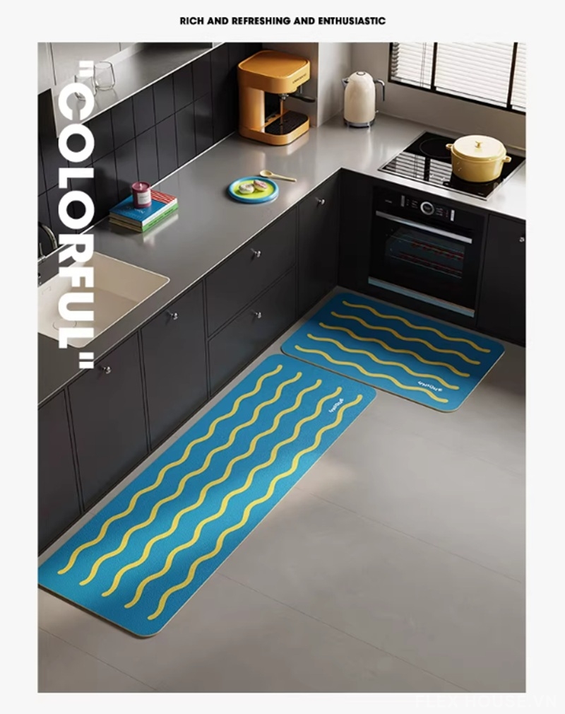 Thảm da nhân tạo chống nước Blues Dopamine CR0578 2 Thảm da nhân tạo chống nước Blues Dopamine CR0578