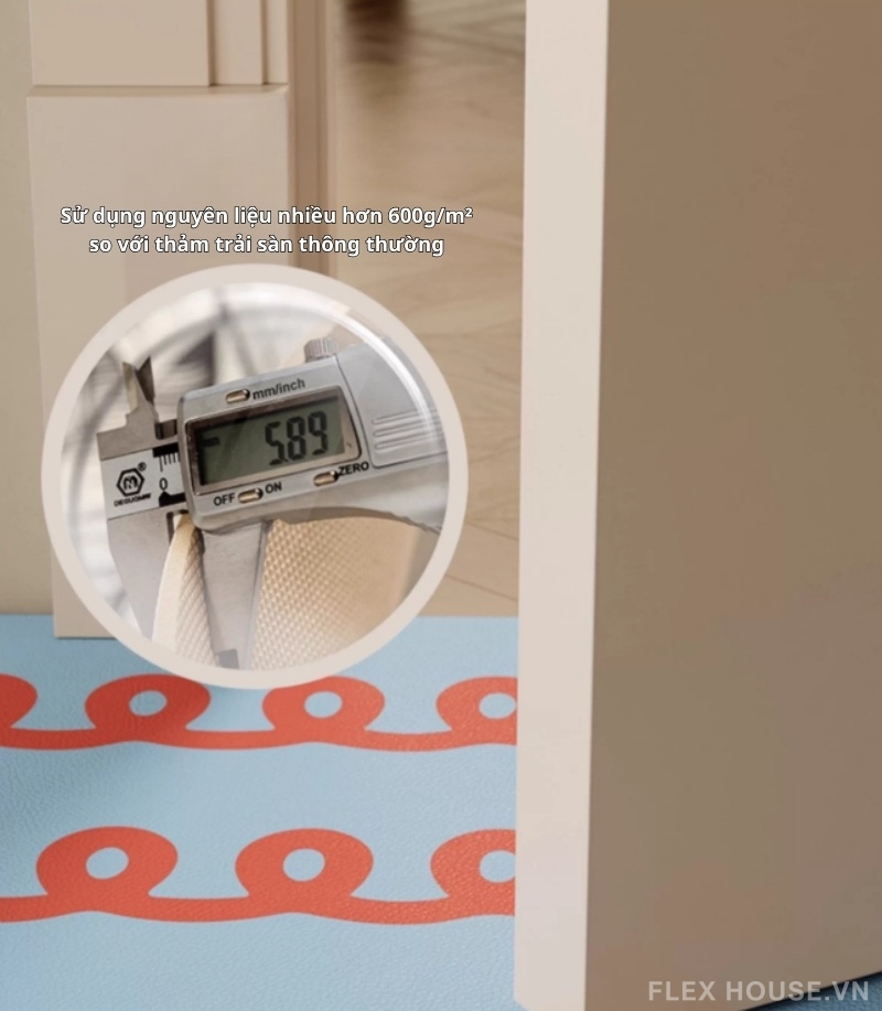 Thảm da nhân tạo chống nước Blues Dopamine CR0578 3 Thảm da nhân tạo chống nước Blues Dopamine CR0578